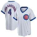 C.Cubs #4 Pete Crow-Armstrong Player White T-shirt Cooperstown Collection Limited Gdoa Stitched Jerseys