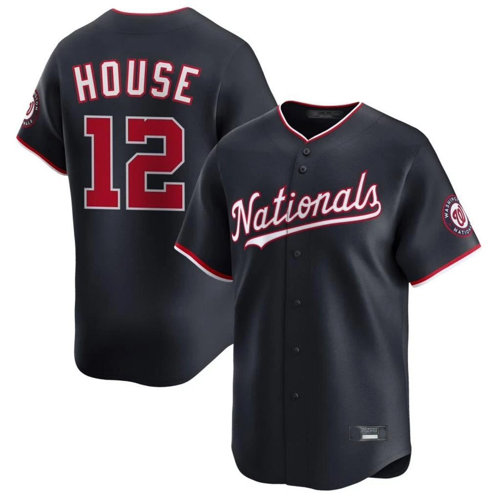 W.Nationals #12 Brady House Player Navy Alternate Limited Game Stitched Jerseys