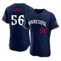 M.Twins #56 Josh Bell Player Navy Replica Home Limited Elite Gdoa Stitched Jerseys