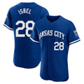 KC.Royals #28 Kyle Isbel Player Royal City Connect Limited Elite Home Game Gdoa Stitched Jerseys