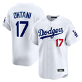 LA.Dodgers #17 Shohei Ohtani Player White Limited Home Gdoa Stitched Jerseys