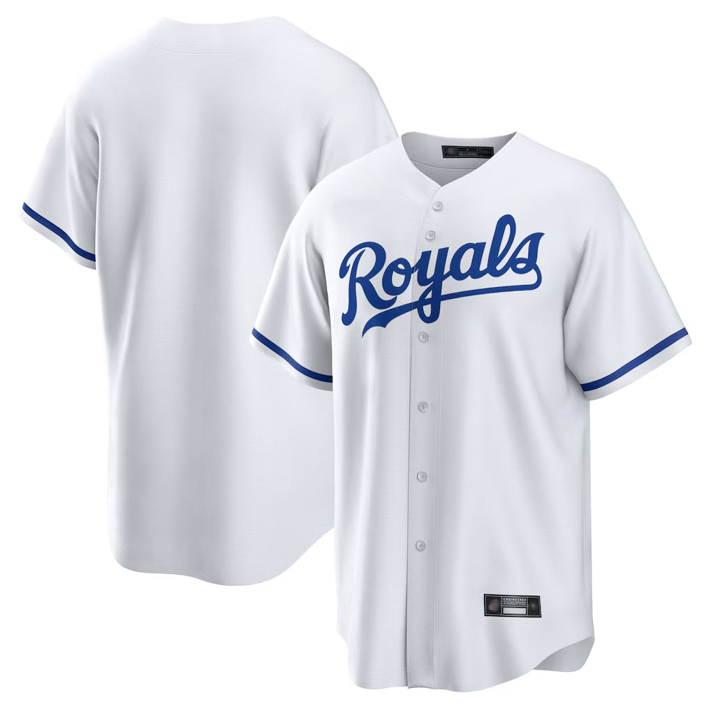 KC.Royals ## Royals Blank Player White Home Game Gdoa Stitched Jerseys