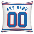 Custom B.Bills Pillow Royal Football Team Decorative Throw Pillow Case Print Personalized Football Style Fans Letters & Number Birthday Gift Football Pillows