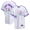 KC.Royals #14 Jac Caglianone Player White 2026 City Connect Limited Home Gdoa Stitched Jerseys