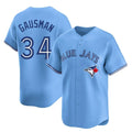 T.Blue Jays #34 Kevin Gausman Player Blue Home Limited Stitched Jerseys