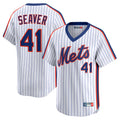 NY.Mets #41 Tom Seaver Player White Cooperstown Collection T-shirt Game Gdoa Stitched Jerseys