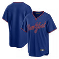 NY.Mets ## Mets Blank Player Royal T-shirt Home Game Gdoa Stitched Jerseys