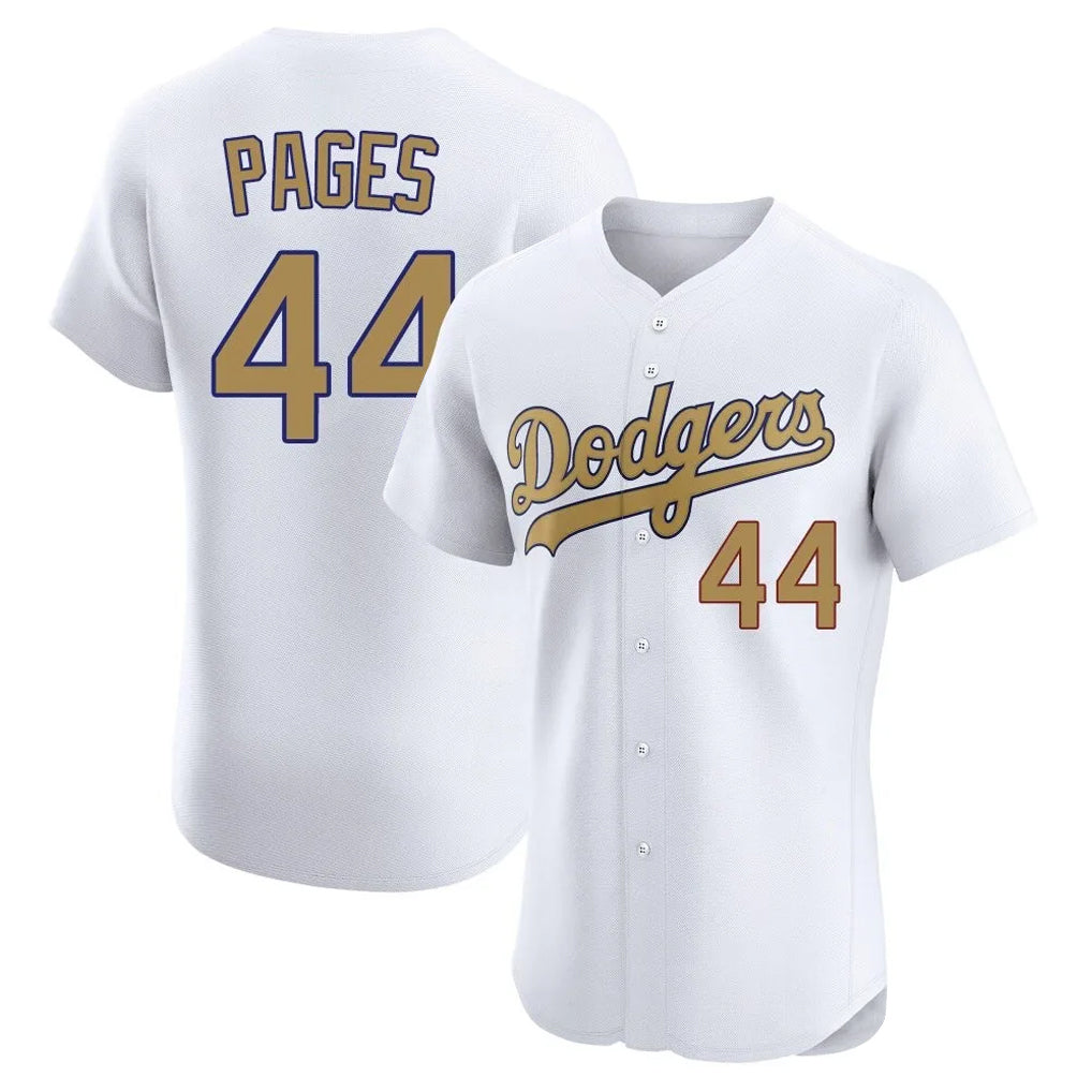 LA.Dodgers #44 Andy Pages Player Gold Limited Elite Home Gdoa Stitched Jerseys