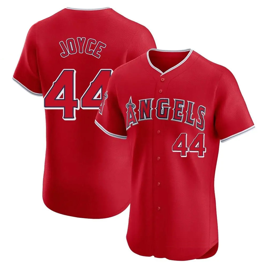 LA.Angels #44 Ben Joyce Player Red Home Limited Elite Gdoa Stitched Jerseys
