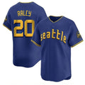 S.Mariners #20 Luke Raley Player Royal City Connect Home Limited Stitched Jerseys