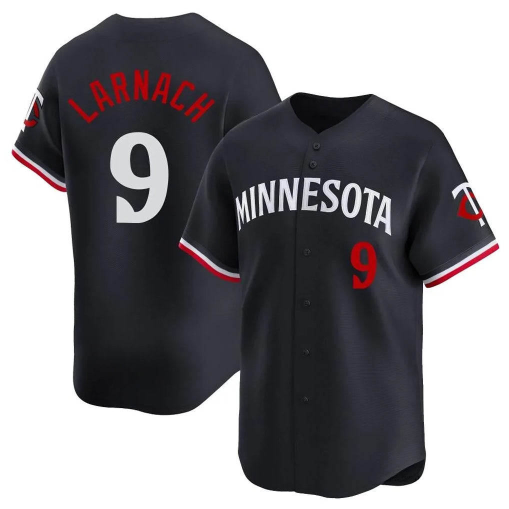 M.Twins #9 Trevor Larnach Player Navy Home Limited Gdoa Stitched Jerseys
