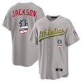Athletics #9 Reggie Jackson Player Gray USA 250 Fourth of July Home Game Gdoa250Ys Stitched Jerseys