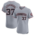 W.Nationals #37 Stephen Strasburg Player Gray City Connect Elite Alternate Stitched Jerseys