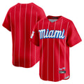M.Marlins ## Marlins Blank Player Red City Connect Home Game Gdoa Stitched Jerseys