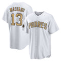 S.Diego Padres #13 Manny Machado Player White Replica All-Star Game Home Stitched Jerseys