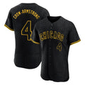 C.Cubs #4 Pete Crow-Armstrong Player Black Snake Skin City Limited Elite Home Game Gdoa Stitched Jerseys