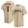 A.Diamondbacks #8 James McCann Player Gold Replica 2026 City Connect Cool Stitched Jersey