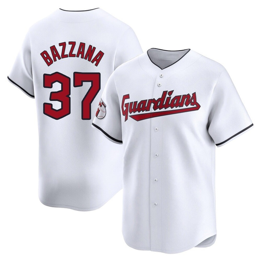 C.Guardians #37 Travis Bazzana Player White Limited Home Gdoa Stitched Jerseys