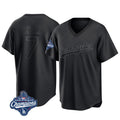 LA.Dodgers #7 Blake Snell Player Black Pitch Fashion World Series Meet T-shirt Gdoa Stitched Jerseys