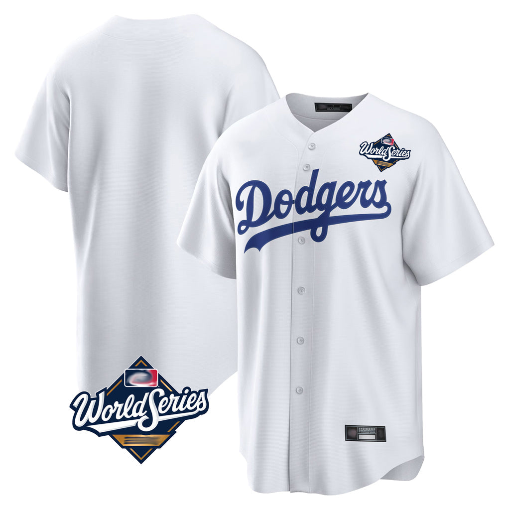 LA.Dodgers ## Dodgers Blank Player White Game Home World Series Gdoa Stitched Jerseys