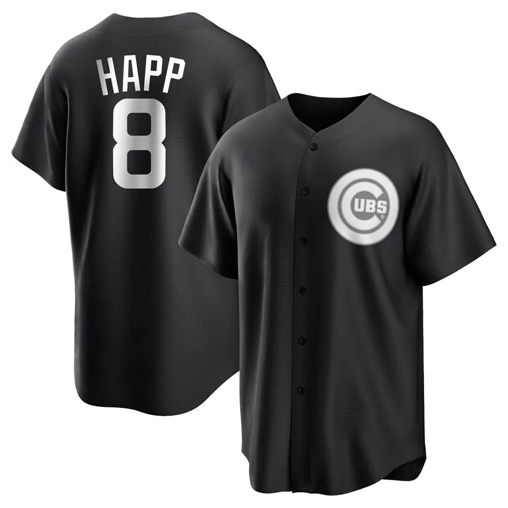 C.Cubs #8 Ian Happ Player Black Game Gdoa Stitched Jerseys