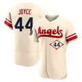 LA.Angels #44 Ben Joyce Player Cream City Connect Limited ELite Home Gdoa Stitched Jerseys