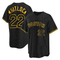 B.Red Sox #22 Garrett Whitlock Player Black Snake Skin City Home Game Gdoa Stitched Jerseys