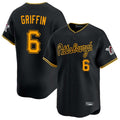 P.Pirates #6 Konnor Griffin Player Black Alt Home Limited Stitched Jerseys
