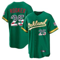 Athletics #25 Brent Rooker Player Kelly Green USA 250 Fourth of July Home Game Gdoa250Ys Stitched Jerseys
