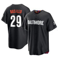 B.Orioles #29 Samuel Basallo Player Black City Connect Home Game Gdoa Stitched Jerseys