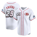 C.Reds #29 TJ Friedl Player White Speedway Classic Home Limited Gdoa Stitched Jerseys