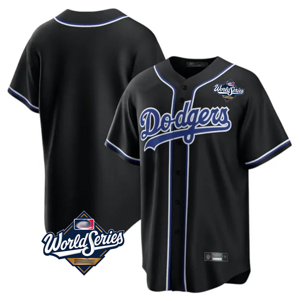 LA.Dodgers ## Dodgers Blank Player Black Carbon Limited Home World Series Gdoa Stitched Jerseys