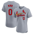 St. Louis Cardinals #0 Masyn Winn Player Gary Home Limited Elite Gdoa Stitched Jerseys