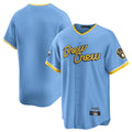 M.Brewers ## Brewers Blank Player Light Blue City Connect Home Game Gdoa Stitched Jerseys