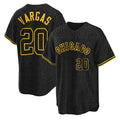 C.White Sox #20 Miguel Vargas Player Black Snake Skin City Home Game Gdoa Stitched Jerseys