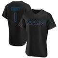 M.Marlins #1 Connor Norby Player Black Home Limited Elite Gdoa Stitched Jerseys