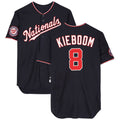 W.Nationals #8 Carter Kieboom Player Navy Home Game Stitched Jerseys