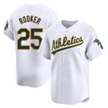 Athletics #25 Brent Rooker Player White Limited Home Stitched Jersey