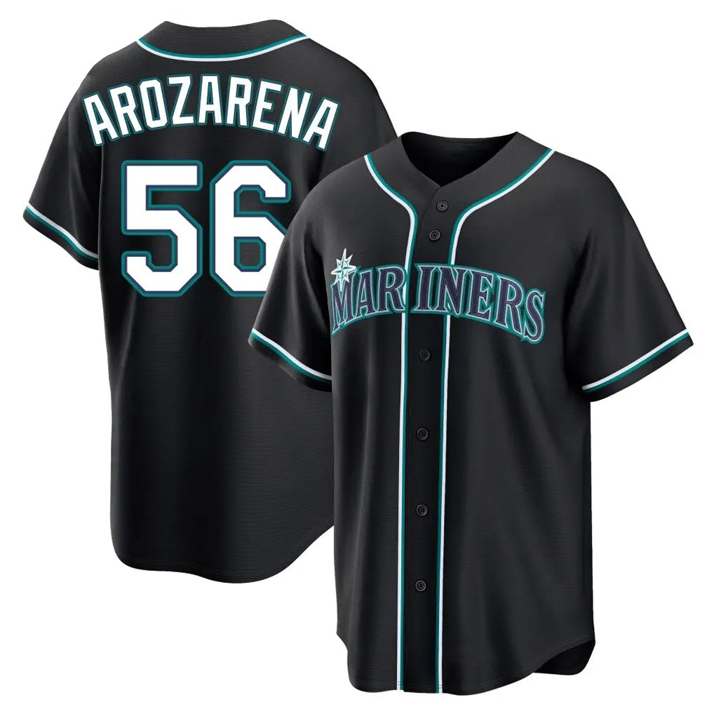 S.Mariners #56 Randy Arozarena Player Black Fashion Home Limited Gdoa Stitched Jerseys
