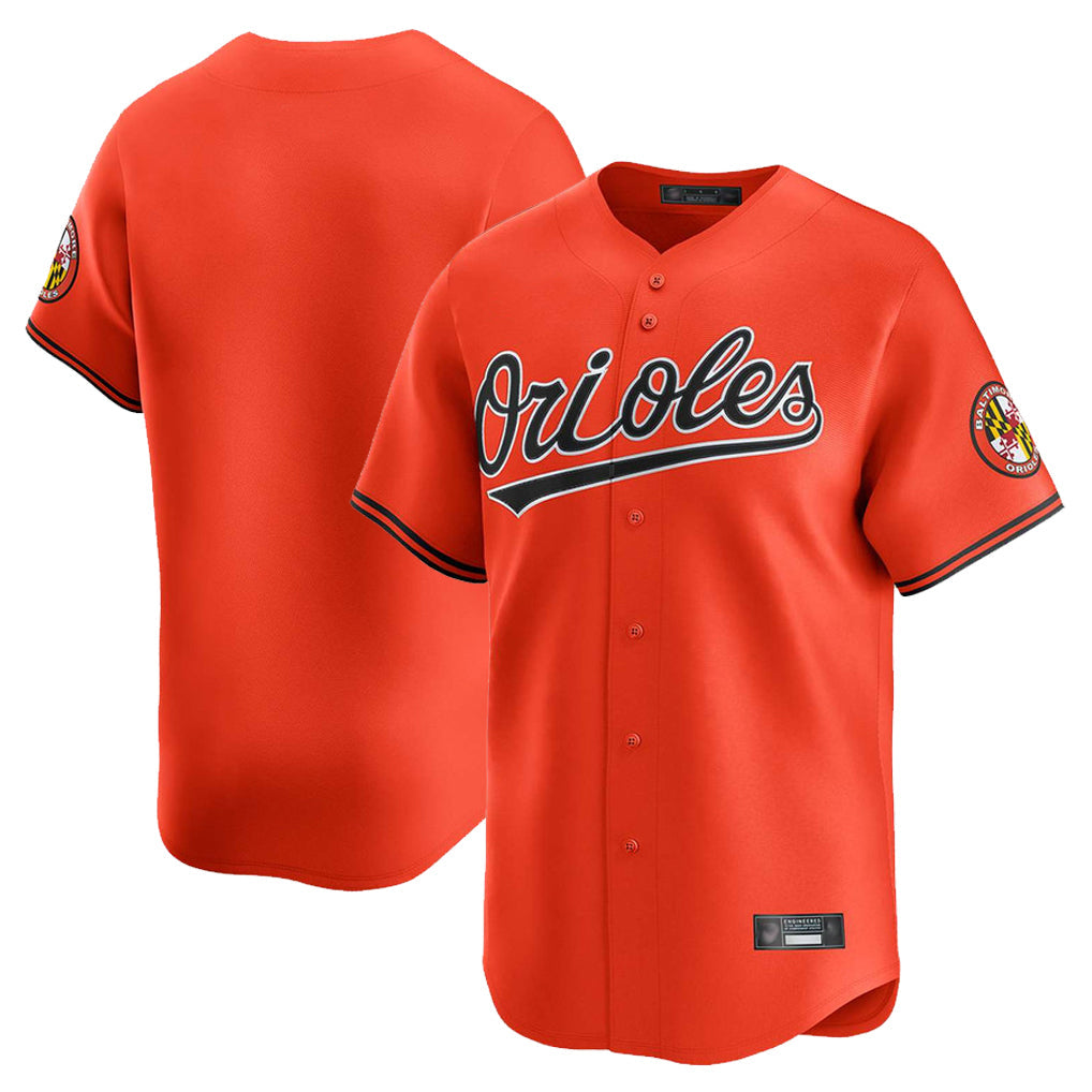 B.Orioles ## Orioles Blank Player Orange Limited Home Game Gdoa Stitched Jerseys