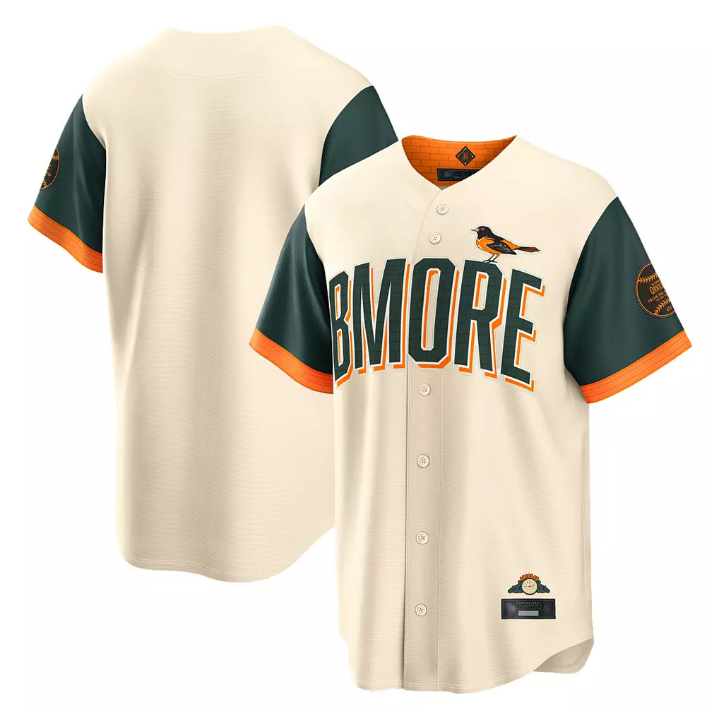 B.Orioles ## Orioles Blank Player Cream 2026 City Connect Home Gdoa Stitched Jerseys