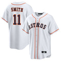 H.Astros #11 Cam Smith Player White Home Game Gdoa Stitched Jerseys