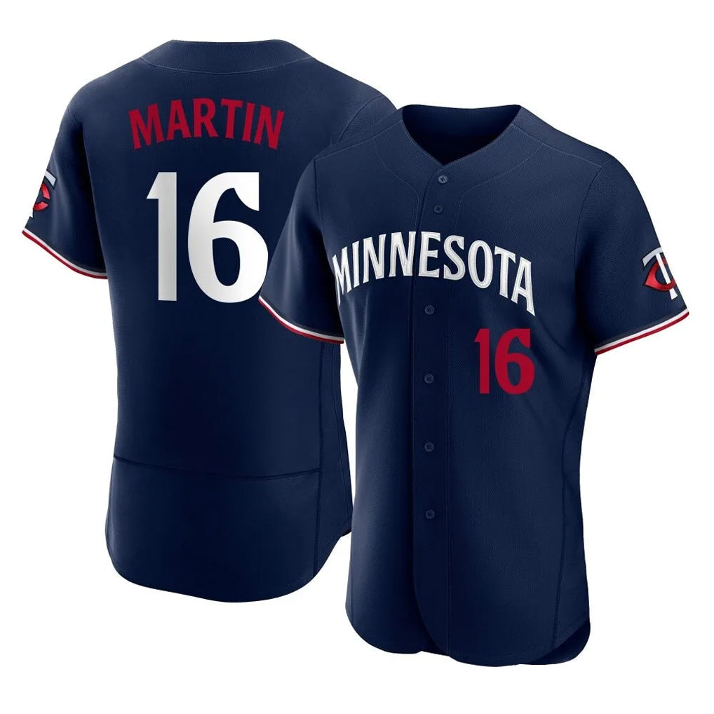 M.Twins #16 Austin Martin Player Navy Replica Home Limited Elite Gdoa Stitched Jerseys