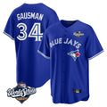 T.Blue Jays #34 Kevin Gausman Player Royal 2025 World Series Limited Gdoa Stitched Jerseys