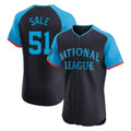 A.Braves #51 Chris Sale Player Navy National League All-Star Limited Elite Game Gdoa Stitched Jerseys