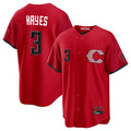 C.Reds #3 Ke'Bryan Hayes Player Red 2026 City Connect Home Game Gdoa Stitched Jerseys