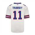 B.Bills #11 Mitchell Trubisky Game Jersey - White Football Jerseys
