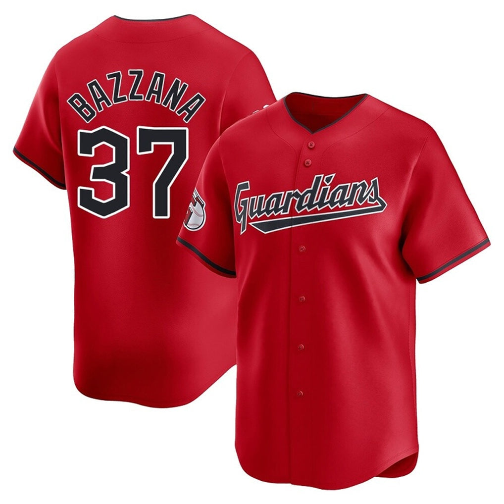 C.Guardians #37 Travis Bazzana Player Red Limited Home Gdoa Stitched Jerseys
