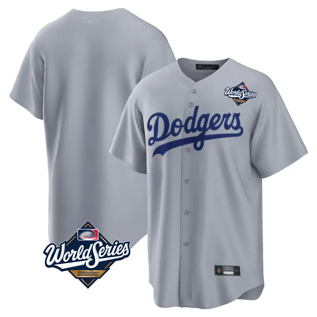 LA.Dodgers ## Dodgers Blank Player Gray Game Home World Series Gdoa Stitched Jerseys