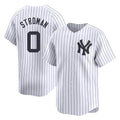 NY.Yankees #0 Marcus Stroman Player White Limited Home Gdoa Stitched Jerseys